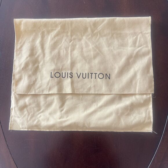 LOUIS VUITTON Monogram Black Leather MM Hand Bag Lock Strap Dust Bag - Picture 3 of 16